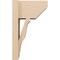 Ekena Millwork 8-in W x 12-in D x 20-in H Funston Slat Rough Cedar Woodgrain TimberThane Outlooker, Primed Tan OUTUR080X12X20FST24RCPR - alternate 4